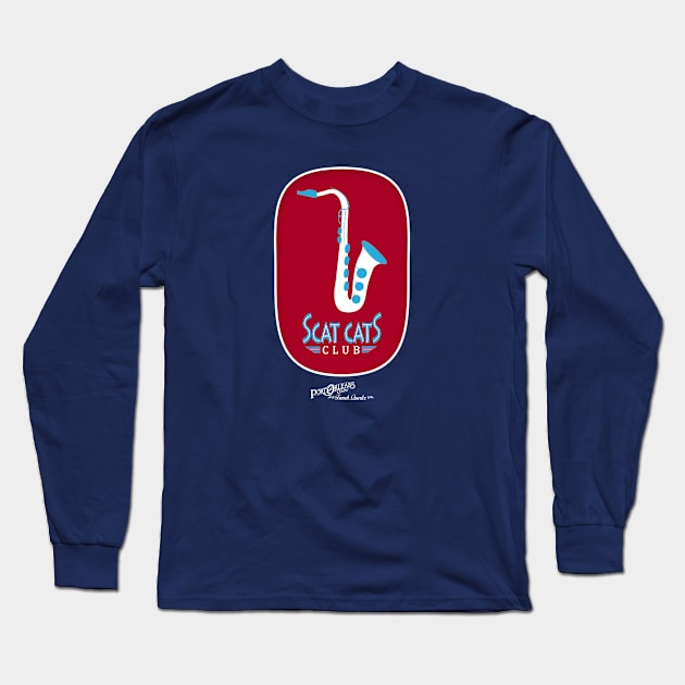 Scat Cat's Club Long Sleeve T-Shirt by Lunamis